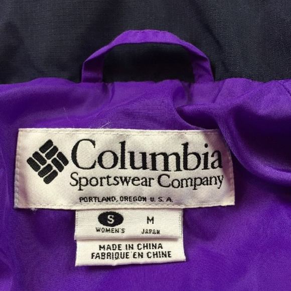 Columbia Womens Jacket Size S / M Purple - Picture 6 of 8